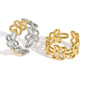 Norva Norva Bloom Chain Ring Rings gold-plated Australia