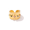 Norva Norva Luna Band 3 Ring gold-plated Australia