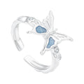 Norva Norva Moon Butterfly Ring Rings gold-plated Australia