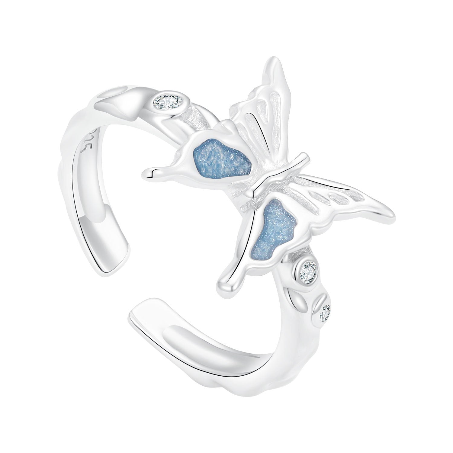 Norva Norva Moon Butterfly Ring Rings gold-plated Australia