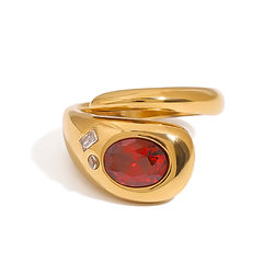 Norva Norva Saffron Band 2 Ring gold-plated Australia