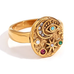 Norva Norva Tide Band 3 Ring gold-plated Australia