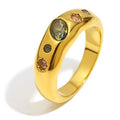 Norva Verse Band Ring gold-plated Australia