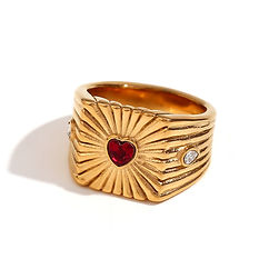 Norva Norva Dune Band 2 Ring gold-plated Australia