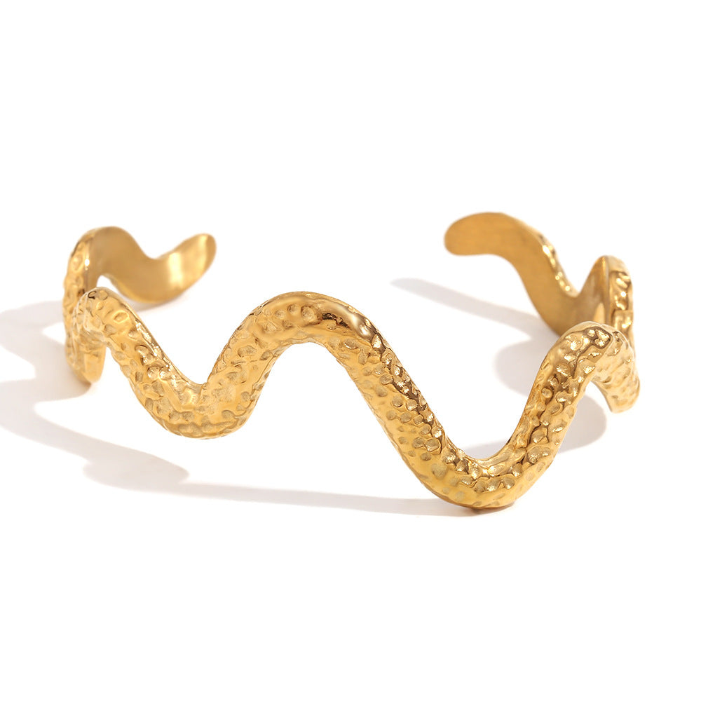 Norva Dune Bangle Bracelet gold-plated Australia