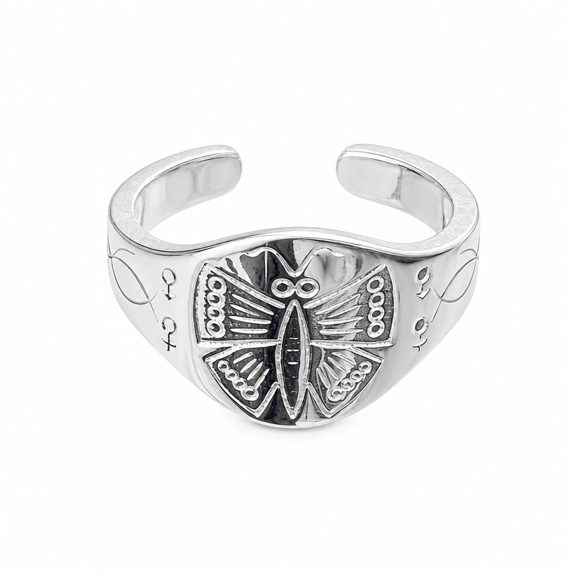 Norva Norva Moon Moth Ring Rings gold-plated Australia