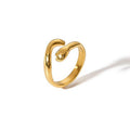 Norva Norva Ivory Band 3 Ring gold-plated Australia