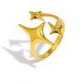 Norva Norva Saffron Band 3 Ring gold-plated Australia