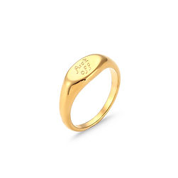 Norva Norva Crest Band 3 Ring gold-plated Australia