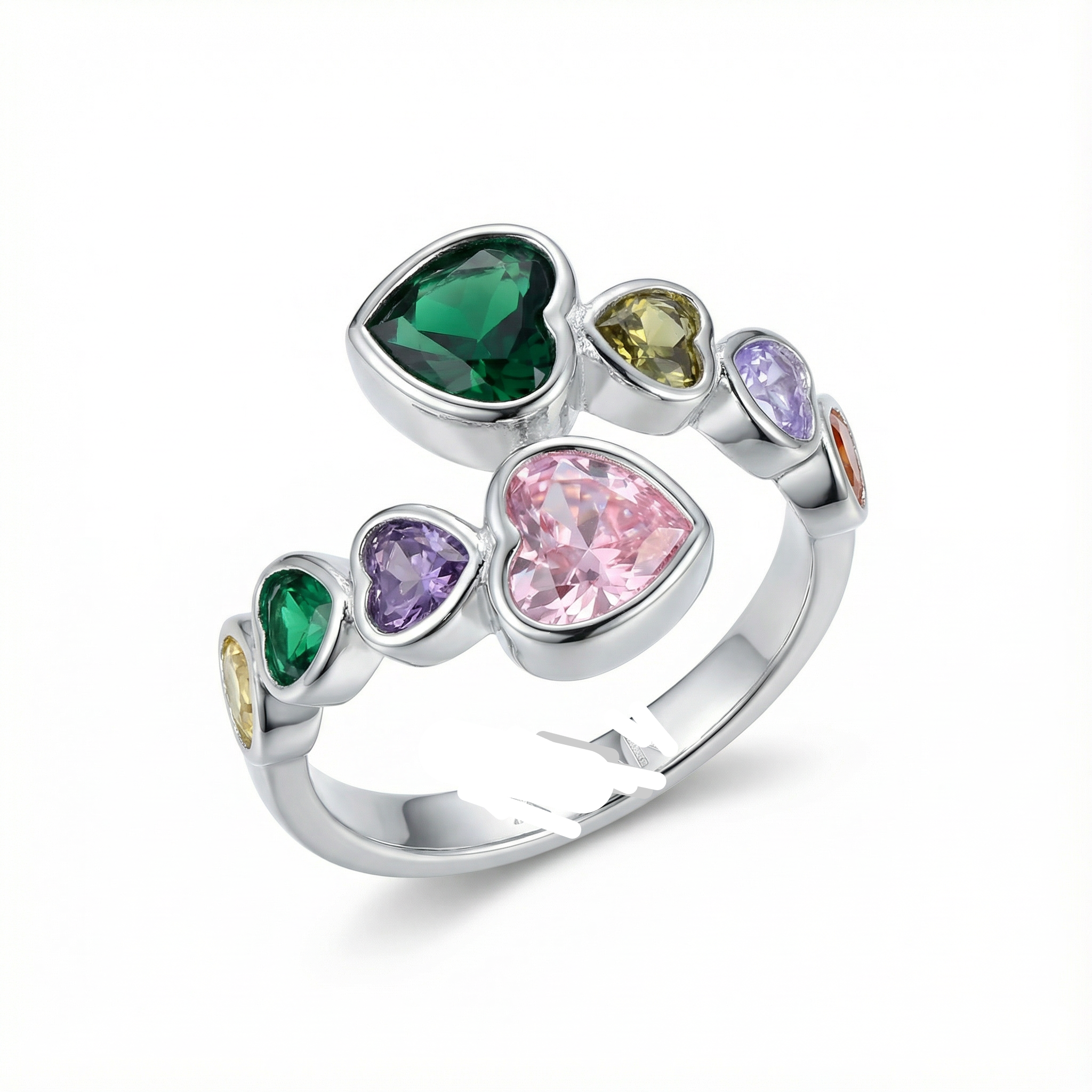 Norva Heart Ring - bold heart-shaped statement ring, gold-plated, Australia