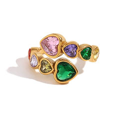 Norva Norva Vela Band 2 Ring gold-plated Australia
