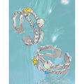 Norva Norva Marble Band Ring gold-plated Australia