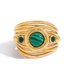 Norva Luna Band Rings gold-plated Australia