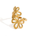 Norva Norva Citrine Band 2 Ring gold-plated Australia