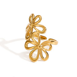 Norva Norva Citrine Band 2 Ring gold-plated Australia