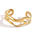 Norva Iris Bangle Bracelet gold-plated Australia