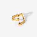 Norva Norva Cosmos Band 3 Ring gold-plated Australia