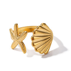 Norva Norva Vela Band 3 Ring gold-plated Australia