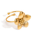 Norva Norva Amber Band 2 Ring gold-plated Australia