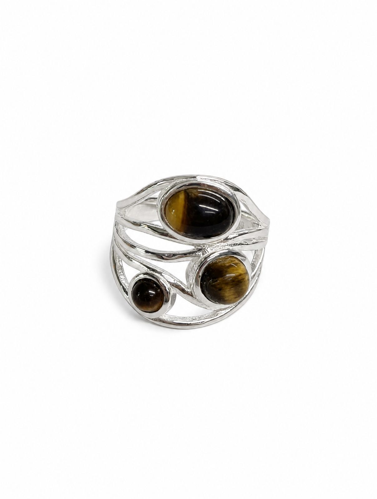 Norva Norva Tiger Eye Ring Rings gold-plated Australia