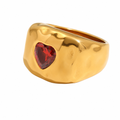Norva Norva Crimson Ring Rings gold-plated Australia