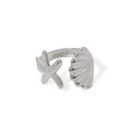 Norva Norva Crest Band 2 Ring gold-plated Australia
