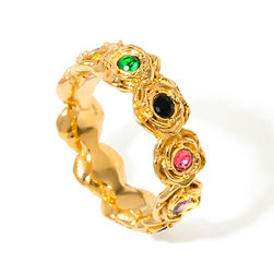 Norva Norva Orbit Band 3 Ring gold-plated Australia