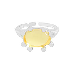 Norva Norva Stone Band Ring gold-plated Australia