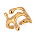 Norva Norva Onyx Band 3 Ring gold-plated Australia