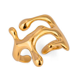 Norva Norva Onyx Band 3 Ring gold-plated Australia
