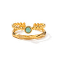 Norva Norva Lumi Band 2 Ring gold-plated Australia